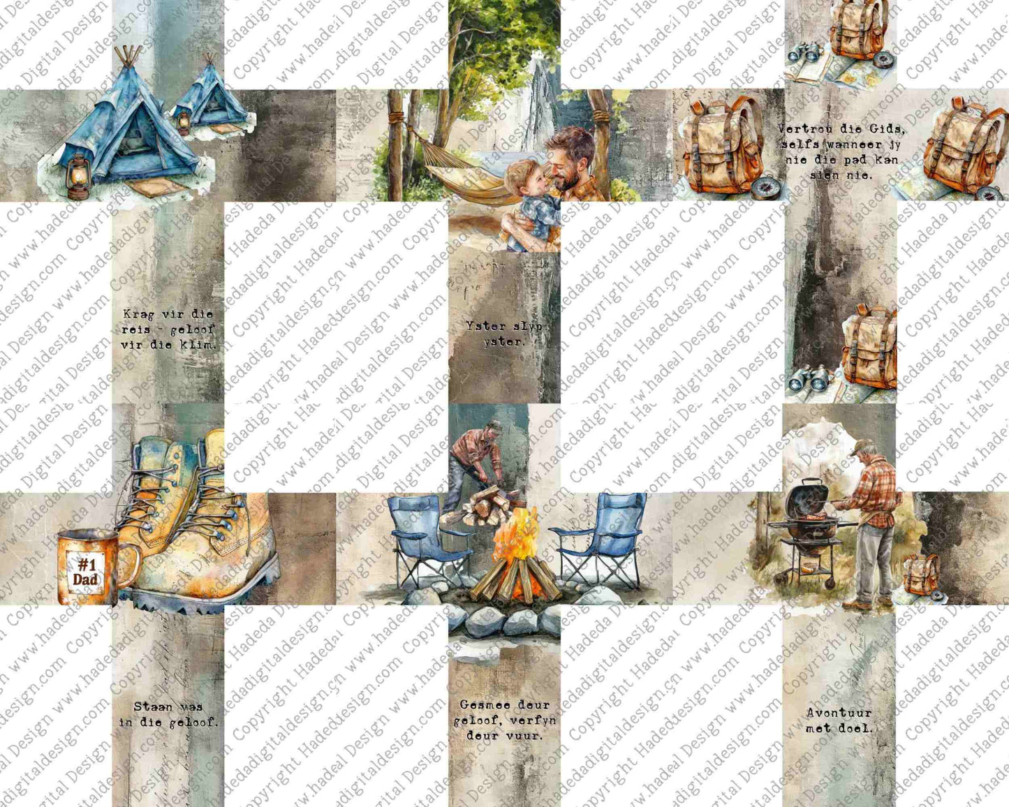 Outdoors and Camping Gifts for Men Megabundle - 276 Designs