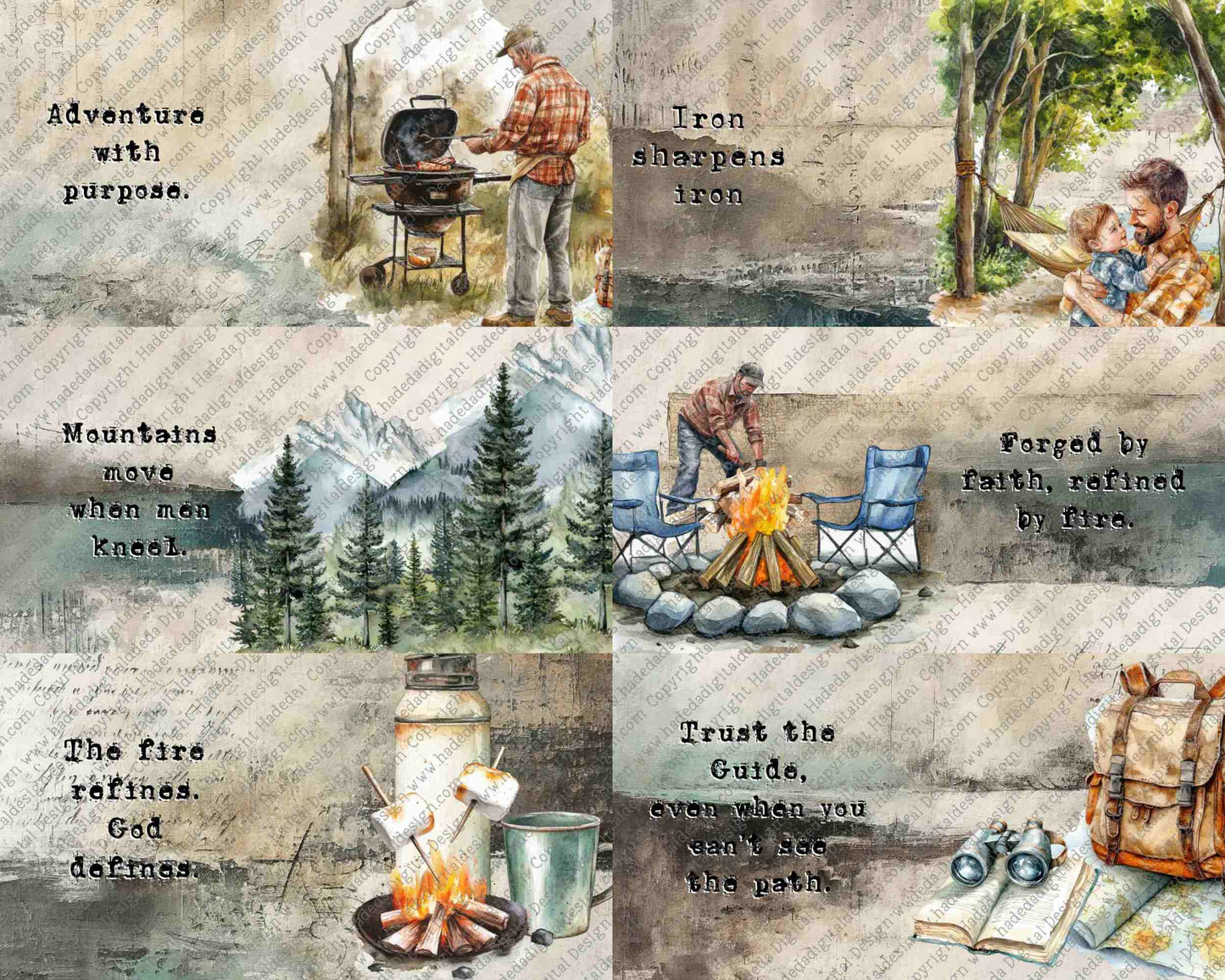 Outdoors and Camping Gifts for Men Megabundle - 276 Designs