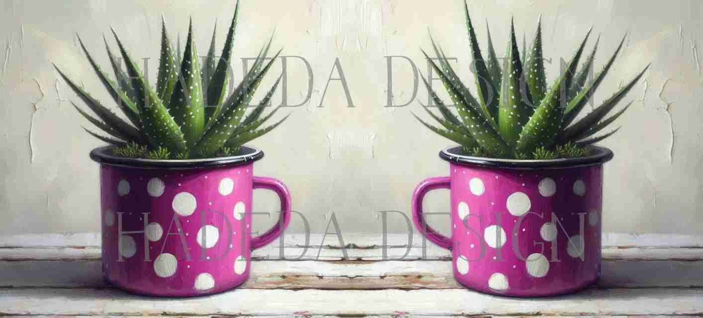 ArtWrap for Mugs Rustic Cups Pink - Mug Wrap Digital Designs for Sublimation of Standard Mug
