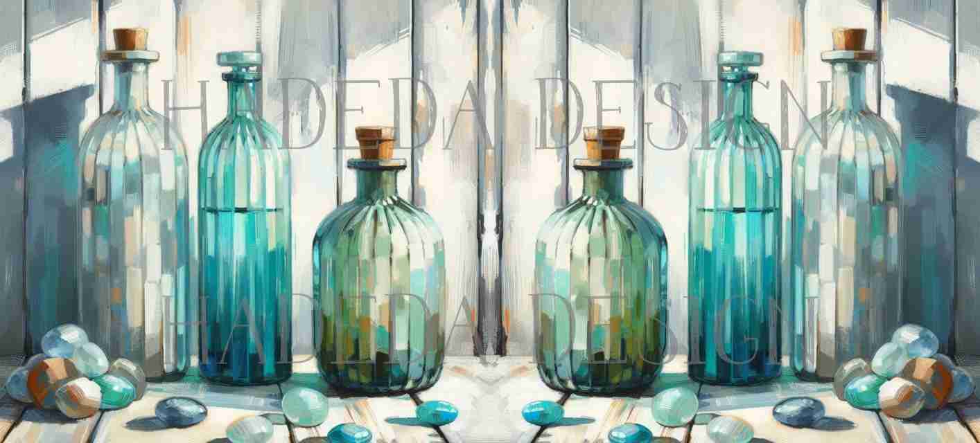 ArtWrap for Mugs Seaglass - Mug Wrap Digital Designs for Sublimation of Standard Mug