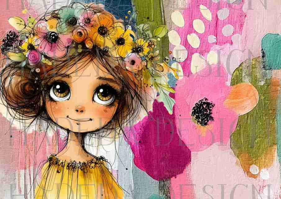 Mother's Day - Whimsical Women -  Landscape - Sublimation, Digital and DTF Printing