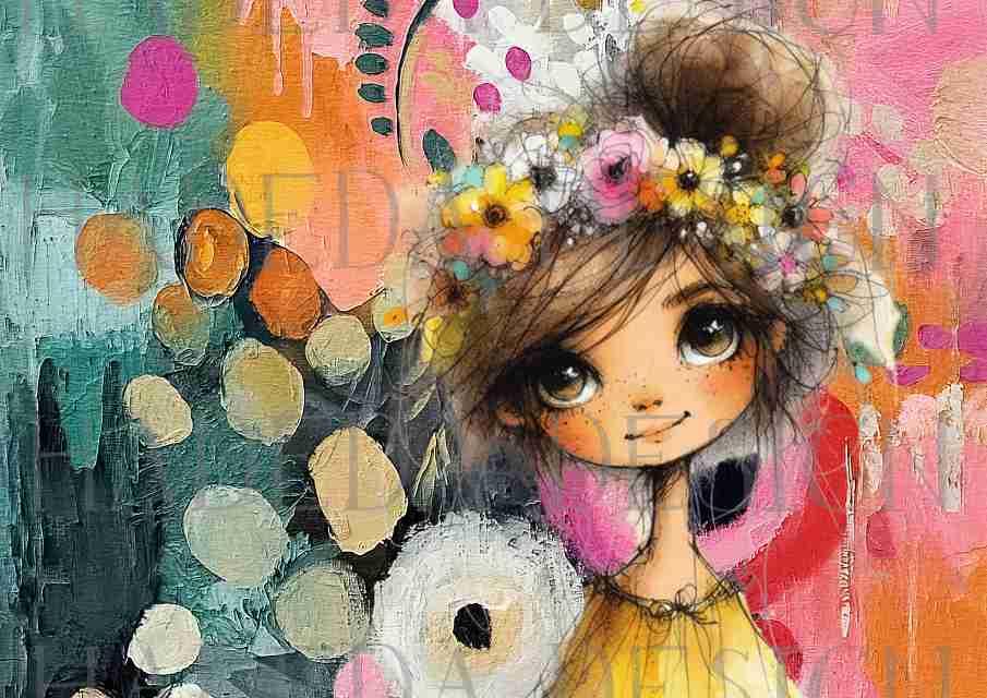 Mother's Day - Whimsical Women -  Landscape - Sublimation, Digital and DTF Printing