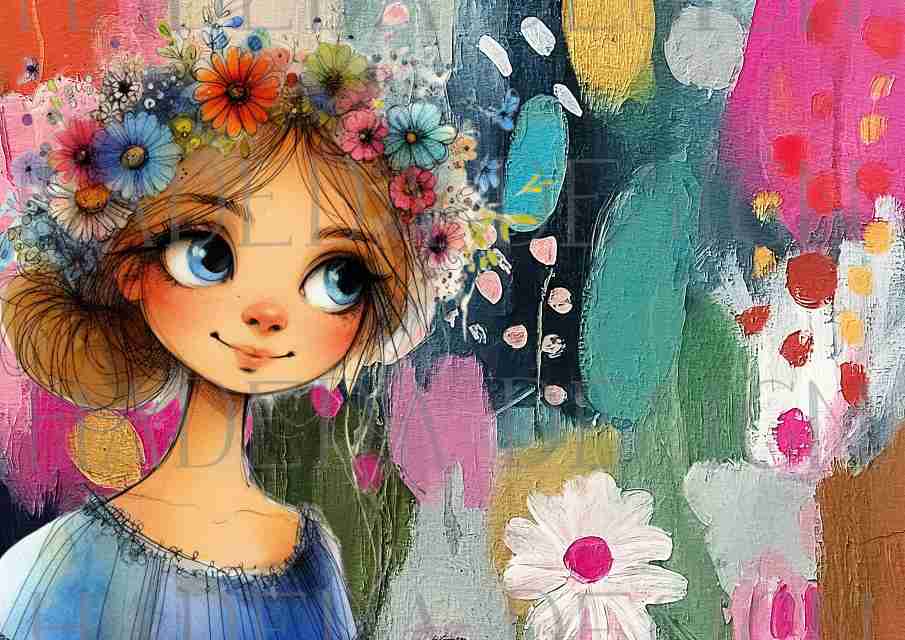 Mother's Day - Whimsical Women -  Landscape - Sublimation, Digital and DTF Printing