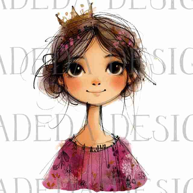Mother's Day - Whimsical Women -  PNG Elements - Sublimation, Digital and DTF Printing