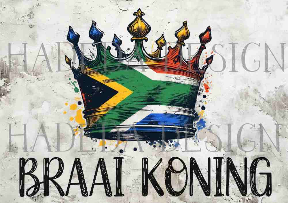 Kom Ons Braai A0 Digital Designs for Sublimation, Canvas, Scrapbooking Paper, Journaling, Mixed Media