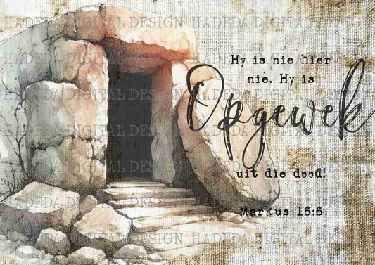 Easter A0 Afrikaans Landscape - Sublimation, Digital and DTF Printing