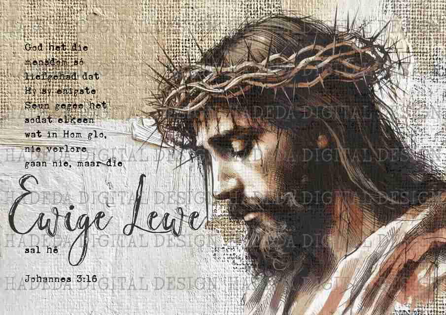 Easter A0 Afrikaans Landscape - Sublimation, Digital and DTF Printing