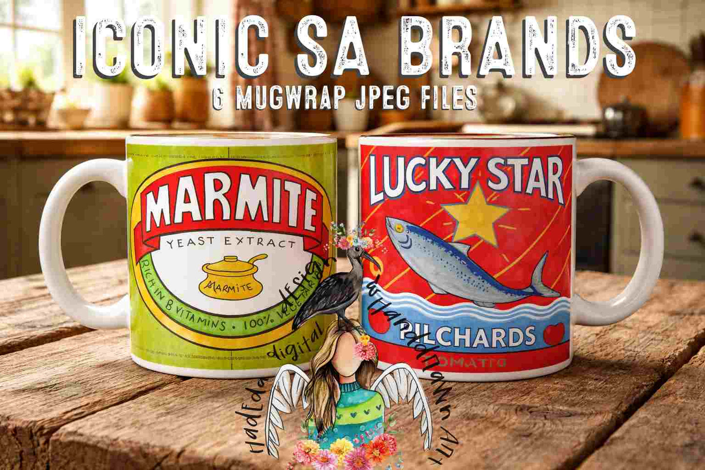 ICONIC SA BRANDS 6 MUGWRAPS - Sublimation, Digital and DTF Printing